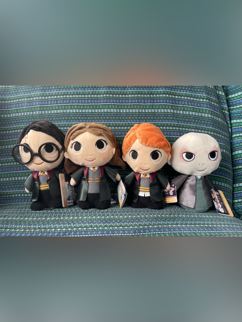 Funko Harry Potter plushies- Harry, Hermione, Ron, Voldemart- 6 inches with tags